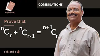 Combinations | Theorem | To prove that nCr + nCr-1= n+1Cr