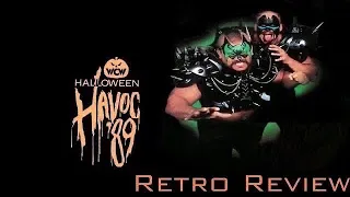 WCW Halloween Havoc 1989 Retro Wrestling Review! Wrestling in the Crypt (Old Video)