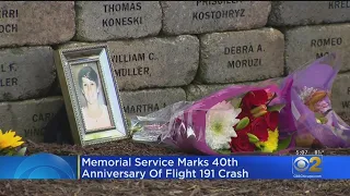 Memorial Service Marks 40th Anniversary Of Flight 191 Crash