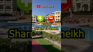 PROS & CONS of RIXOS Sharm El Sheikh #shorts  #egypt #travelvlog #hotelreview #egypttravel