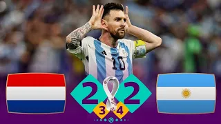 Argentina VS Netherland fifa worldcup 2022 quarterfinal penalties