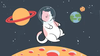 Relax in Space 🪐 - Lofi beats for your life - Cat Lofi - Chill mix