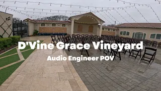 Behind the Scenes: Outdoor Wedding PA System Setup