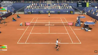 Sebastian Baez VS Federico Coria | CORDOBA OPEN FINAL | Tennis Elbow 4 | CPU vs CPU Simulation