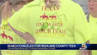 Search canceled for Highland County teen