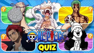 The Ultimate One Piece Quiz 🏴‍☠️ [UPDATED 2024] ✅ Anime Quiz 🔥