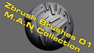 Z-Brush Hard-Surface Brushes for Concept Design