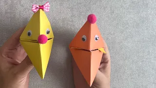 How to make a DIY paper puppet | easy and for all ages! Paper puppet