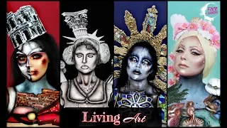 THE POWER OF ART | LIVING ART | TOP 10 CHALLENGE | NYX FACE AWARDS ITALY 2019 | MARIKA PISCEDDA