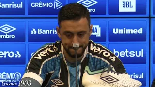 Apresentação de Robinho no Grêmio