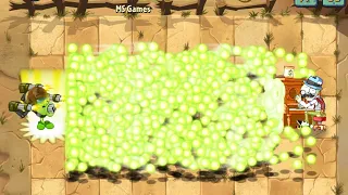 PvZ 2 Challenge - Every Plants x15 use 5 Plant Food Vs Pianist Zombie Level 25