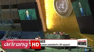 Peace the central theme of South Korean President's maiden speech at UN