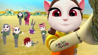 My Talking Angela 2 🏳️🚦😱 Squid Game but Angela 😎🤣 Don't eat too much or ☠👻