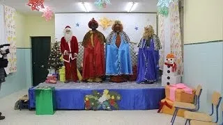 2013 12 19 visita de los reyes magos al colegio gloria fuertes de algeciras