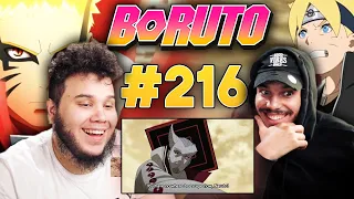 REACTION | "Boruto 216" - NARUTO'S NEW BARYON MODE?!?