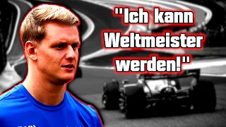 Mick nahezu besessen von der Formel 1! Merkmal eines Champions?