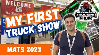 My FIRST Time at the 2023 Mid-America Trucking Show in Louisville, Kentucky!