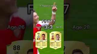 Eden Hazard vs Mesut Ozil【FIFA OVR Compilation】アザールvsエジル