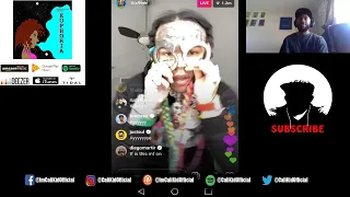 6ix9ine First IG Live home from Prison (Official Reaction)