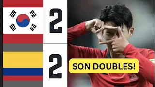 South Korea vs Colombia | (2-2) Highlights & goals | International friendly 2023