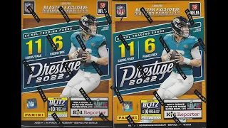 2022 Panini Prestige Football Blaster Break x2 / Auto