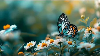Video 4K - Butterflies & Flowers 🦋🌼 ~ Amazing Nature Scenery #2