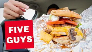 Adding EVERY Burger Topping at FIVE GUYS!