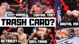 UFC 296 Event Recap Edwards vs Covington Full Card Reaction & Breakdown