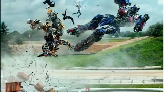 Transformers 4: Age of Extinction - Slow-mo Chase Scene - HD