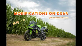 Best Modifications on My Kawasaki ZX6R 2019 | Throttlesingh3535 | Vlog 2