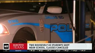 2 Roosevelt High School students shot near school, classes canceled Friday