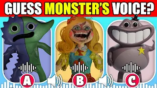 Guess The MONSTER'S VOICE | Garten of Banban 7 + Poppy Playtime Chapter 4 | Bittergiggle, Catnap