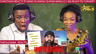 CHRISTIANS REACTS TO MIND BLOWING QUR’AN MIRACLE I AM READY TO CONVERT