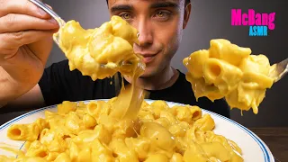 ASMR CHEESIEST MAC & CHEESE MUKBANG (Extra Creamy Lazy Macaroni and Cheese) *No Talking Eating*