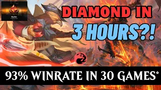 2 Hours 50 Minutes To REACH DIAMOND?! The Fastest Laddering MONSTER In Standard!
