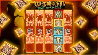 BIGGEST WIN On WANTED DEAD OR A WILD SLOT!! (4 VS)