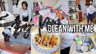 EXTREME WORKING MOM GET IT ALL DONE CLEAN WITH ME! BUSY MOM ALL DAY CLEANING MOTIVATION | Nia Nicole