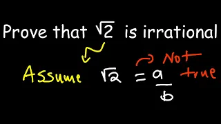 Proving that square root of 2 is irrational