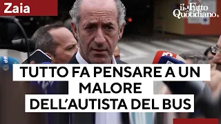 Incidente di Mestre, Zaia: "Tutto fa pensare ad un malore dell'autista"