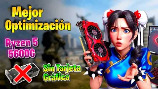 ✅ La MEJOR OPTIMIZACIÓN para MÁS FPS ✅ RYZEN 5 5600G 🔴 Sin TARJETA GRÁFICA 🔴