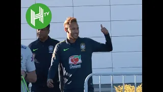 Neymar, Philippe Coutinho, Gabriel Jesus, Roberto Firmino and Fred all train with Brazil in London