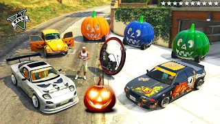 GTA 5 - Stealing MODIFIED HALLOWEEN CARS With Franklin! (Real Life Cars #26)