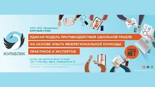 Единая модель противодействия школьной травле на основе опыта межрегиональной команды.