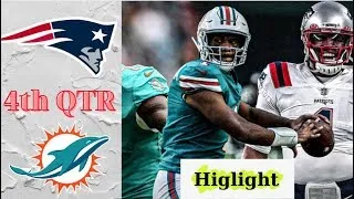 Patriots vs Dolphins - 4th Qtr FULL Highlights | Week 15 | NFL Season 2020-21