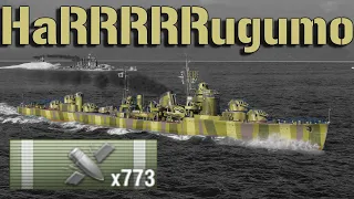 Nice early game ACTION with IJN Harugumo