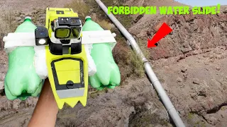 Sending My GoPro Down A Treacherous Water Hole… (raw footage)