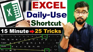 Excel Daily Use Shortcuts || BecomeExpert with Amazing Excel Tricks || [Hindi]