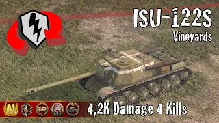 ISU-122S  |  4,2K Damage 4 Kills  |  WoT Blitz Replays