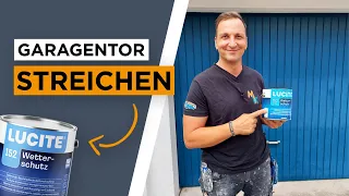 Garagentor perfekt streichen - mit der NEUEN Wetterschutzfarbe!