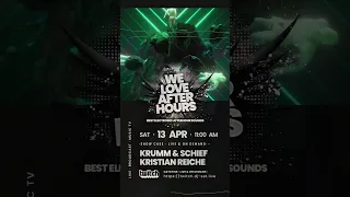 Sa. 13.04. - 11 Uhr - We Love Afterhours - Live ❤ - Best Electronic Afterhour Sounds!